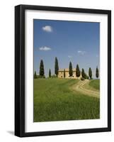 Countryside Near Pienza, Val D'Orcia, Siena Province, Tuscany, Italy, Europe-Pitamitz Sergio-Framed Photographic Print