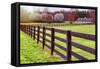 Countryside Spring, Tewksbury, New Jersey-George Oze-Framed Stretched Canvas