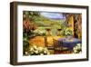 Countryside Terrace-Allayn Stevens-Framed Art Print