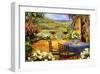 Countryside Terrace-Allayn Stevens-Framed Art Print