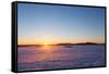 Countryside Winter Sunset-rtsubin-Framed Stretched Canvas