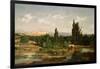 Countryside with a River, Manzanares-Carlos de Haes-Framed Giclee Print