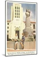 County Administration Building, San Diego, California-null-Mounted Art Print