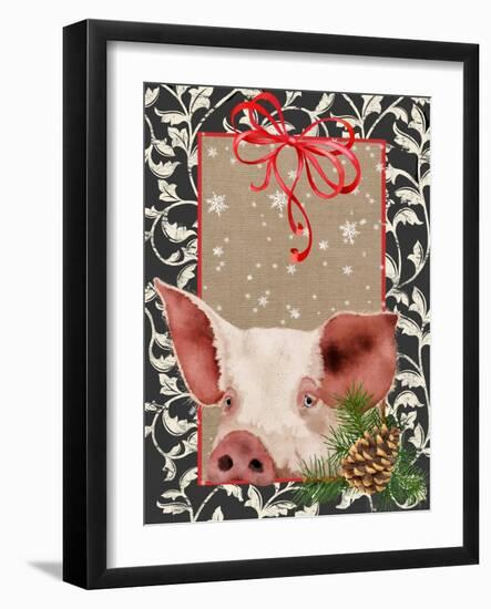 County Christmas Farm II-Jade Reynolds-Framed Art Print