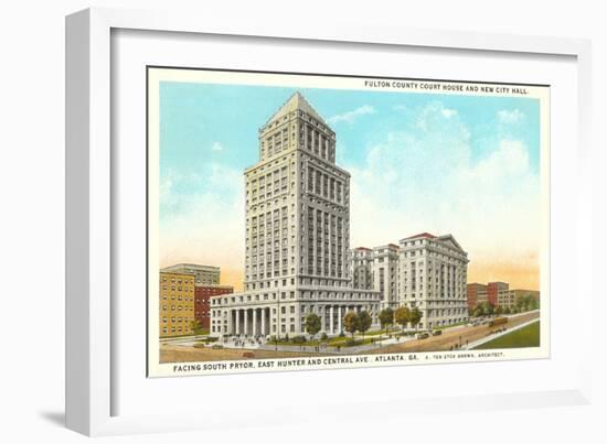 County Courthouse, Atlanta, Georgia-null-Framed Art Print