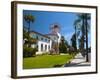 County Courthouse, Santa Barbara, California, USA-Alan Copson-Framed Photographic Print