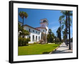 County Courthouse, Santa Barbara, California, USA-Alan Copson-Framed Photographic Print