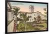 County Courthouse, Santa Barbara, California-null-Framed Art Print