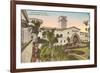 County Courthouse, Santa Barbara, California-null-Framed Art Print