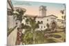 County Courthouse, Santa Barbara, California-null-Mounted Art Print