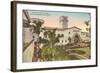 County Courthouse, Santa Barbara, California-null-Framed Art Print