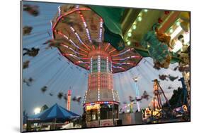 County Fair Flying Chairs-Robert Goldwitz-Mounted Photographic Print