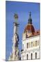 County Hall and Trinity Column in Szechenyi Square, Pecs, Southern Transdanubia, Hungary, Europe-Ian Trower-Mounted Photographic Print