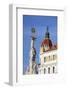 County Hall and Trinity Column in Szechenyi Square, Pecs, Southern Transdanubia, Hungary, Europe-Ian Trower-Framed Photographic Print