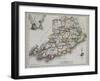 County of Cork, from New and Correct Irish Atlas, c. 1825-null-Framed Giclee Print