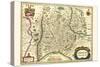 County Of Erbach, Germany-Willem Janszoon Blaeu-Stretched Canvas
