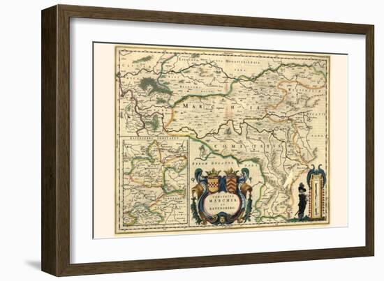 County Of Mark And Ravensburg-Willem Janszoon Blaeu-Framed Art Print