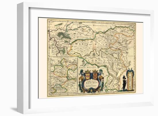 County Of Mark And Ravensburg-Willem Janszoon Blaeu-Framed Art Print