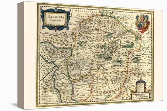 County Of Nassau-Willem Janszoon Blaeu-Stretched Canvas