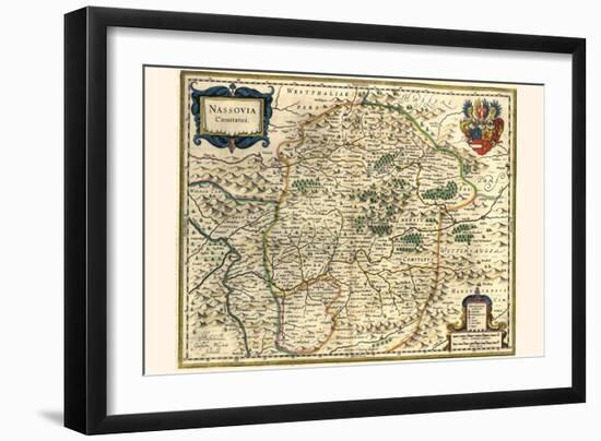 County Of Nassau-Willem Janszoon Blaeu-Framed Art Print