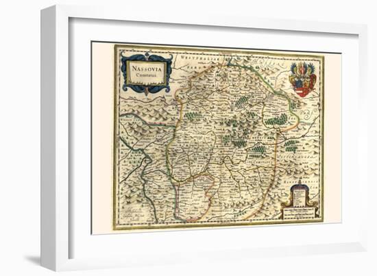 County Of Nassau-Willem Janszoon Blaeu-Framed Art Print