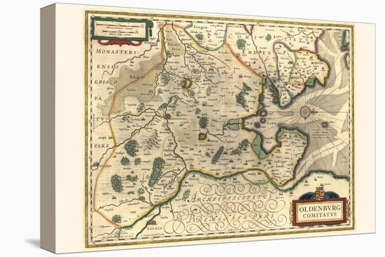 County Of Oldenburg-Willem Janszoon Blaeu-Stretched Canvas