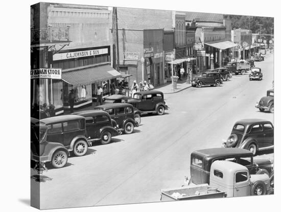 County seat of Hale County, Alabama, c.1936-Walker Evans-Stretched Canvas