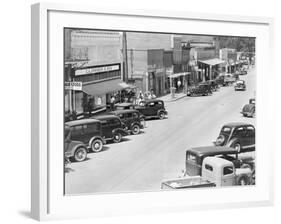 County seat of Hale County, Alabama, c.1936-Walker Evans-Framed Photographic Print