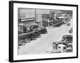 County seat of Hale County, Alabama, c.1936-Walker Evans-Framed Photographic Print