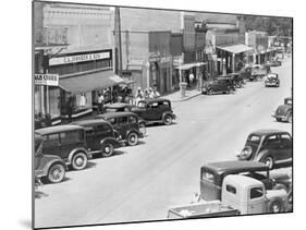 County seat of Hale County, Alabama, c.1936-Walker Evans-Mounted Photographic Print