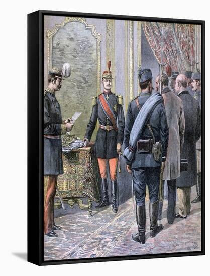 Coup D'Etat in Serbia, 1893-Henri Meyer-Framed Stretched Canvas