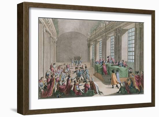 Coup D'Etat of 18 Brumaire-Jean Duplessi-Bertaux-Framed Giclee Print