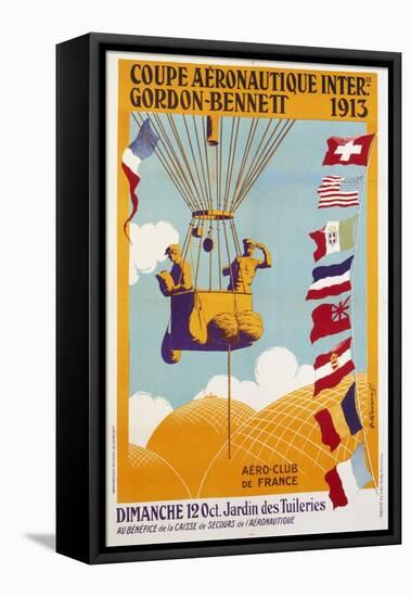 Coupe Aeronautique Gordon-Bennett-null-Framed Stretched Canvas
