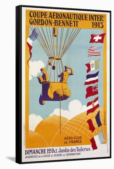 Coupe Aeronautique Gordon-Bennett-null-Framed Stretched Canvas