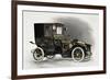 Coupe Automobile with Driver's Seat Uncovered, 1911, 20th Century-null-Framed Giclee Print