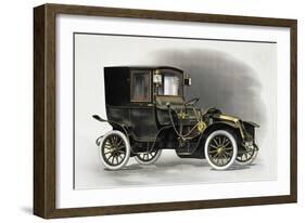 Coupe Automobile with Driver's Seat Uncovered, 1911, 20th Century-null-Framed Giclee Print