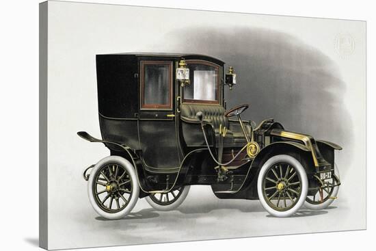 Coupe Automobile with Driver's Seat Uncovered, 1911, 20th Century-null-Stretched Canvas