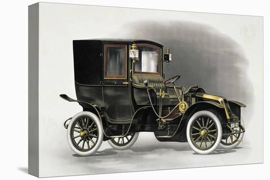 Coupe Automobile with Driver's Seat Uncovered, 1911, 20th Century-null-Stretched Canvas