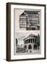 Coupe et elevation du theatre de Monsieur rue Feydeau par MessieursLegrand et Molinos-Prieur-Framed Giclee Print