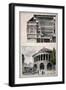 Coupe et elevation du theatre de Monsieur rue Feydeau par MessieursLegrand et Molinos-Prieur-Framed Giclee Print