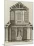 coupe sur la largeur , sur l'autel , de la chapelle de la Communion , bâtie en 1733 dans l'église-Jacques-François Blondel-Mounted Giclee Print