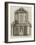 coupe sur la largeur , sur l'autel , de la chapelle de la Communion , bâtie en 1733 dans l'église-Jacques-François Blondel-Framed Giclee Print