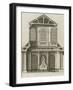 coupe sur la largeur , sur l'autel , de la chapelle de la Communion , bâtie en 1733 dans l'église-Jacques-François Blondel-Framed Giclee Print