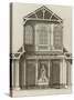 coupe sur la largeur , sur l'autel , de la chapelle de la Communion , bâtie en 1733 dans l'église-Jacques-François Blondel-Stretched Canvas