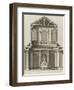 coupe sur la largeur , sur l'autel , de la chapelle de la Communion , bâtie en 1733 dans l'église-Jacques-François Blondel-Framed Giclee Print