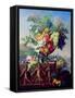 Coupe with Flowers and Fruit (Oil on Canvas)-Jean Francois Bony-Framed Stretched Canvas