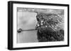 Coupeville, WA View from Air Whidby Island Photograph - Coupeville, WA-Lantern Press-Framed Art Print