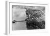 Coupeville, WA View from Air Whidby Island Photograph - Coupeville, WA-Lantern Press-Framed Art Print