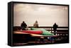 Coupeville Wharf II-Erin Berzel-Framed Stretched Canvas