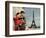 Couple and Eiffel Tower-null-Framed Giclee Print